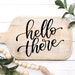 Hello There SVG PNG DXF Hello There Cut File Hand Lettered Hello There ...