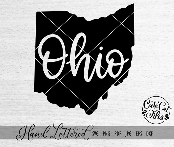 Download Ohio Svg Png Dxf Ohio Cutout Ohio Clipart Ohio Etsy
