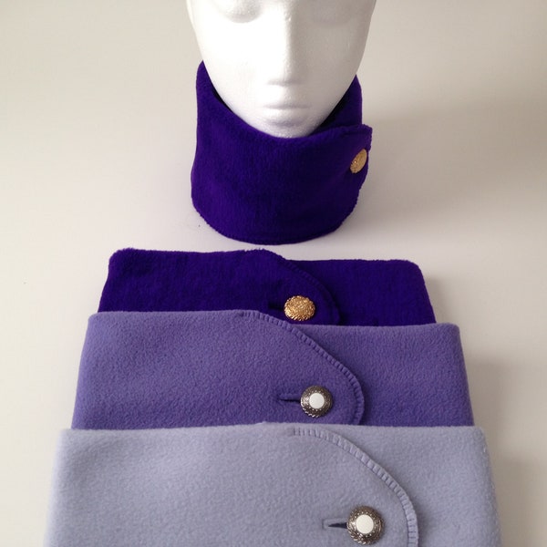 Neck Warmer purple, warm scarf, elegant neck warmer, fleece neck warmer, fleece scarf, cozy neck warmer, scarves, chic neck warmer,