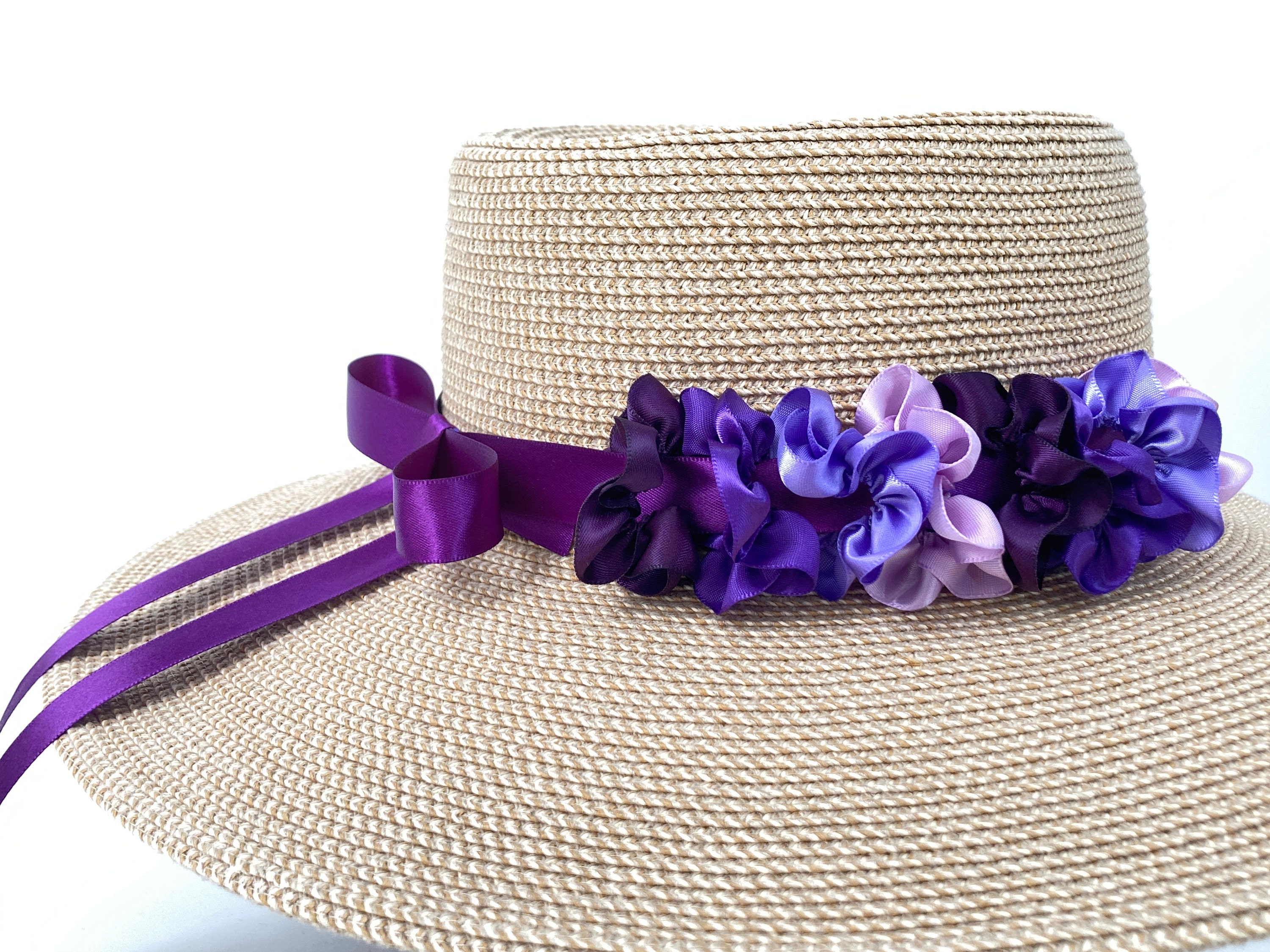 Flower Hat Band, Ribbon Flower, Flower for Hats, Millinery Flower Hat Band, Ribbon Flower, Flower for Hats, Millinery