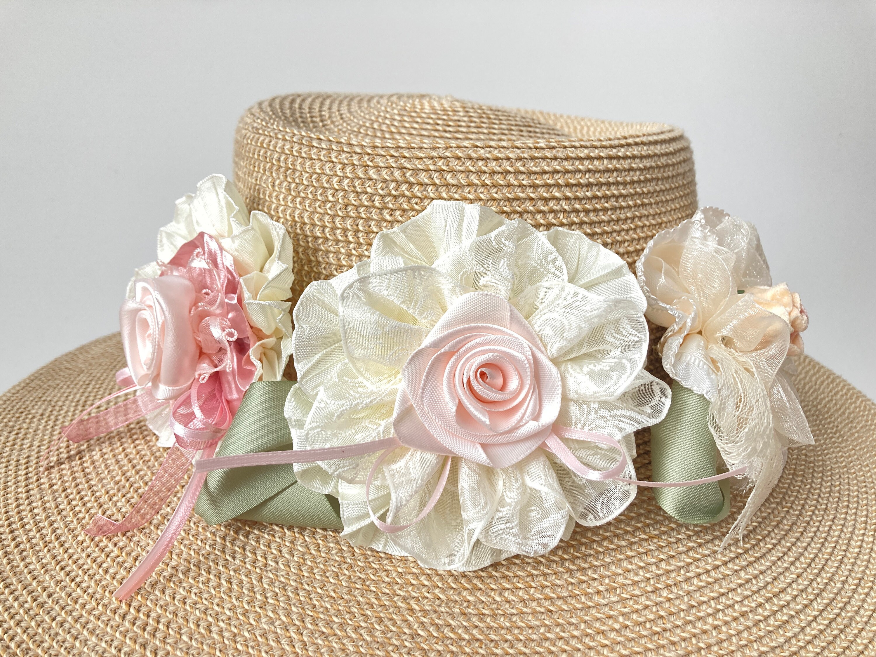 Flower for Hat, Ribbon Flower, Millinery Flower, Hat Flower for Hat, Ribbon Flower, Millinery Flower, Hat