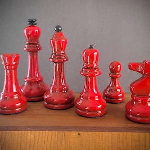 Rufus et Albus (Los rojos y los blancos); Juego de ajedrez soviético de la Guerra Fría (GM4), c. 1980