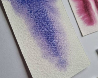 Handgemachte vegane Aquarellfarbe | lila/violett/blau Granulationstrenner | Naksatra | Artisan Artist Grade | Pantheon Collect