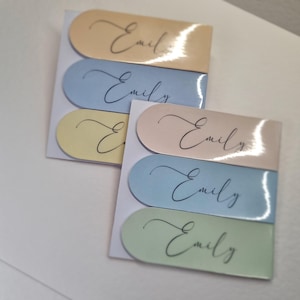 Handmade Magnetic Bookmark with personalisation - 3 pack | Perfect gift for a bookworm | Gift for reader | multipack | choose your own font