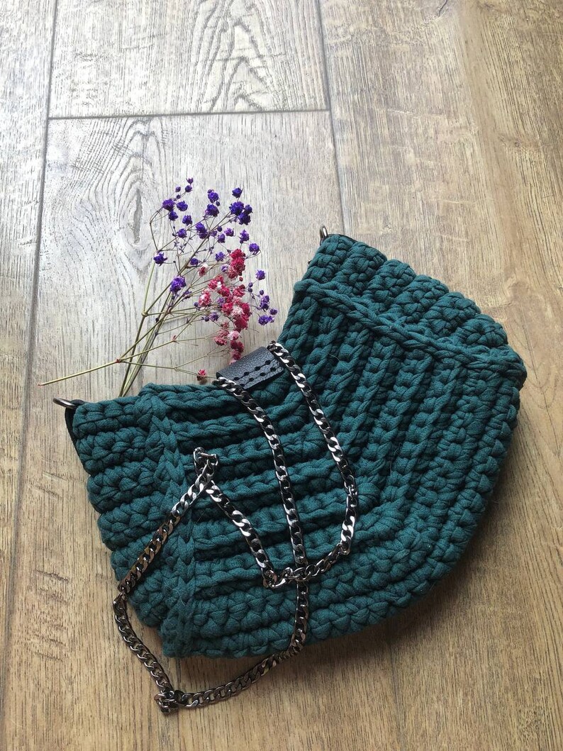 Emerald Green Crossbody Bag Bottle Color Shoulder Bag Etsy