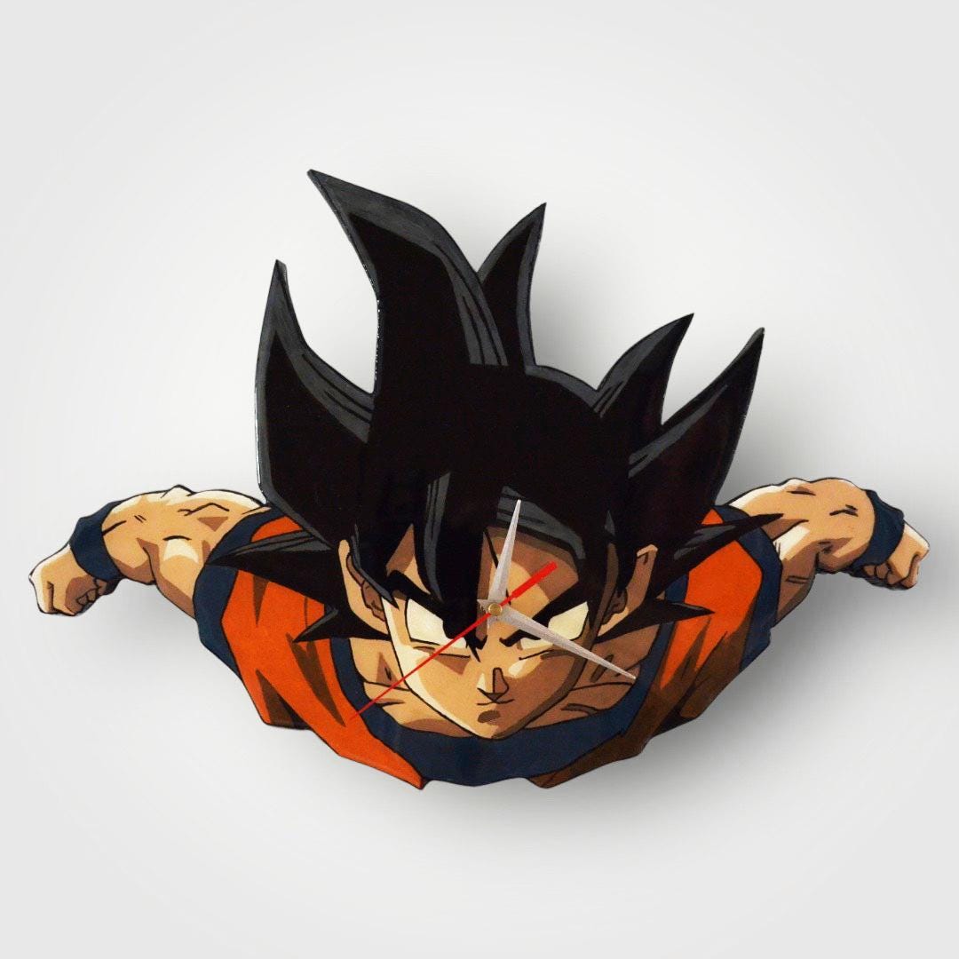 Dragon Ball Z Wall Clock - Etsy