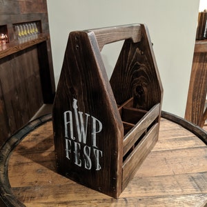 Beer Caddy - Beer Holder - Custom Beer Holder - Custom Beer Caddy - Wooden Beer Caddy - Personalized Beer Caddy - Wooden Beer Holder