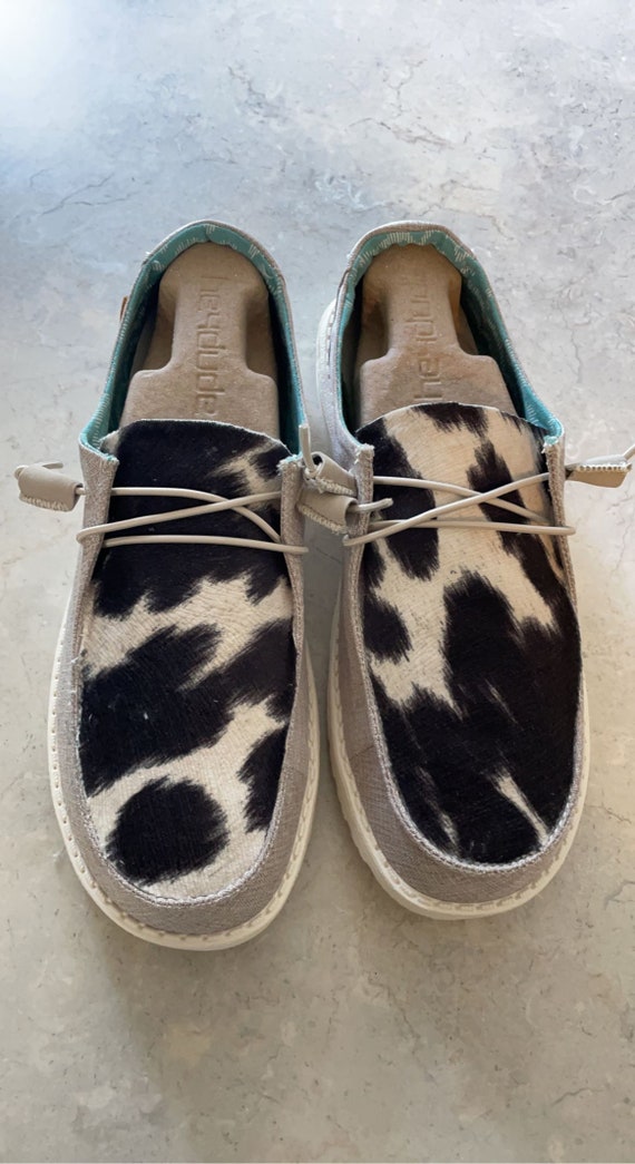 Cowhide Heydude Shoes. Ready to Ship in 1-2 Weeks Shoes Are a - Etsy
