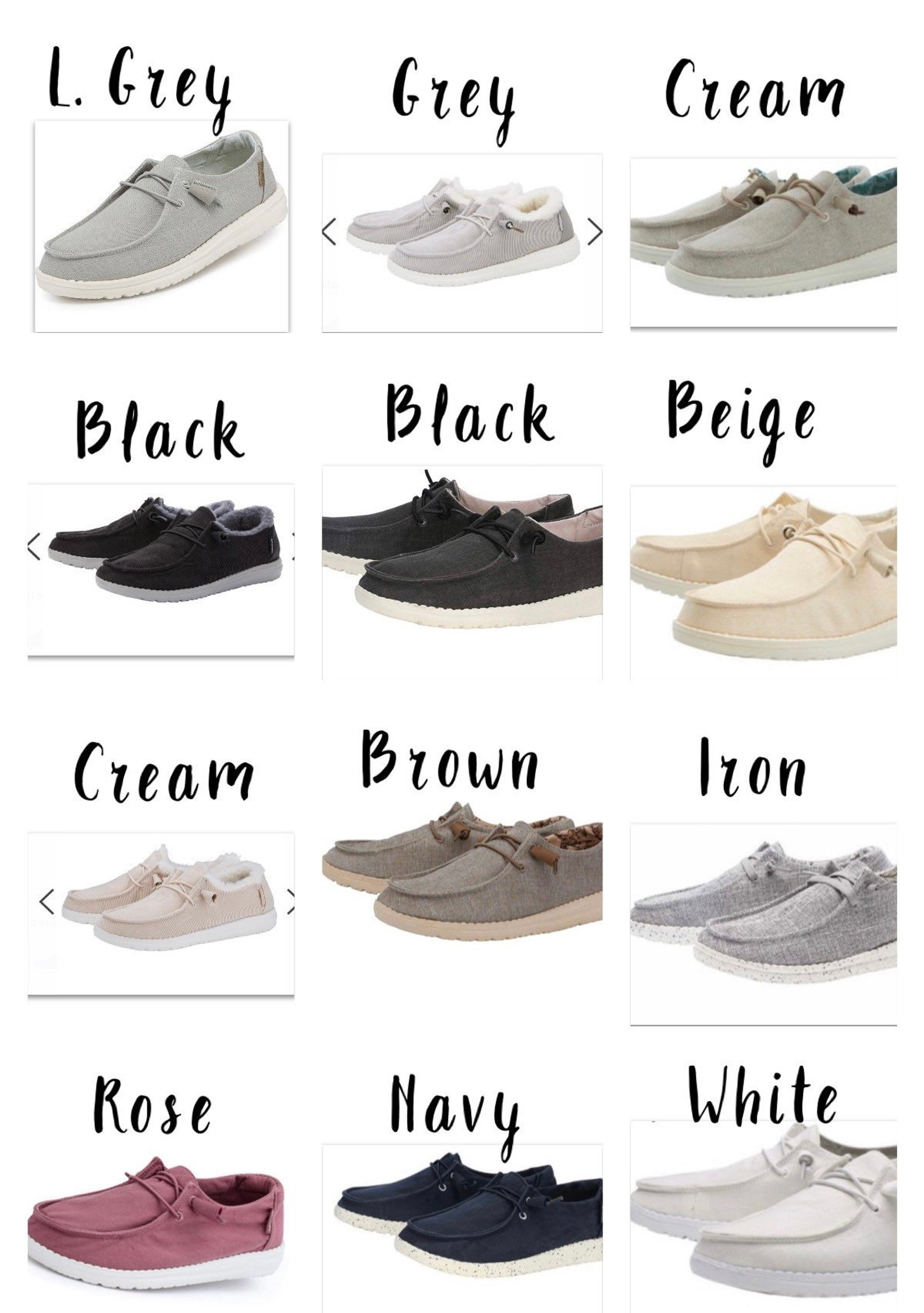 Cowhide Hey Dude Shoes Etsy