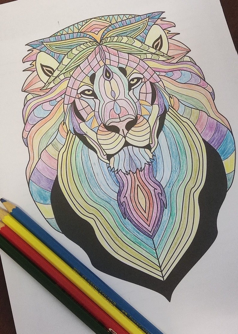 Printable Lion Coloring Pages Pdf