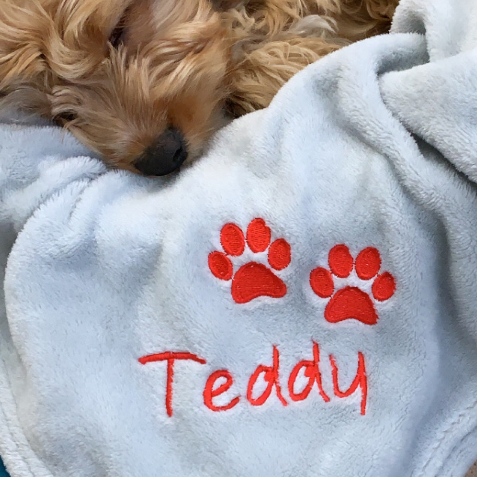 Personalized Dog Fluffy Blanket Personalized Dog Fluffy Blanket