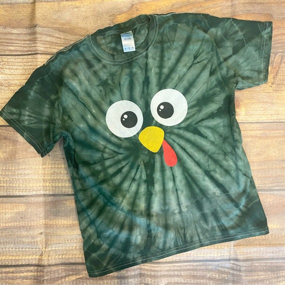 tie dye turkey shirt