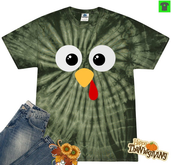 tie dye turkey shirt