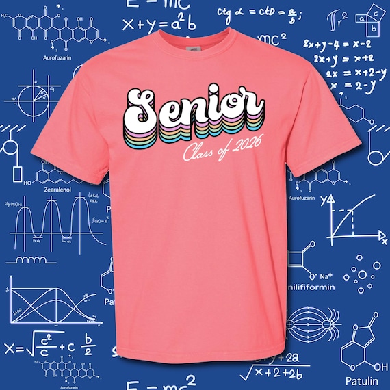 Class of 2026 Vibes: Celebrate Senior Year in Style! Senior, Custom Design, Comfort Color, Graduation, Senior Year, Senior Tee, Senior Shirt