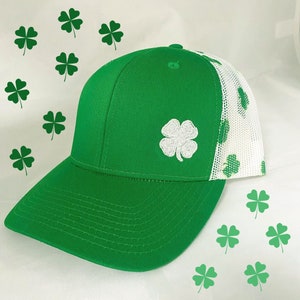 St. Patrick&#39;s Day Hat, Shamrock Hat, Irish Hat, St. Patrick&#39;s Day Embroidered Hat, Dad Hat, Gift For Him, St. Patty&#39;s Day, Green Hat, Lucky