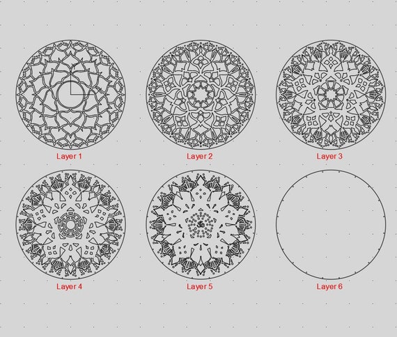 Download Flower Mandala Svg File Laser Cut Dxf Mandala Pattern Crown Chakra Mandala Dxf File For Laser Sahasrara Mandala Dxf File Laser Cut File Kits How To Carving Whittling