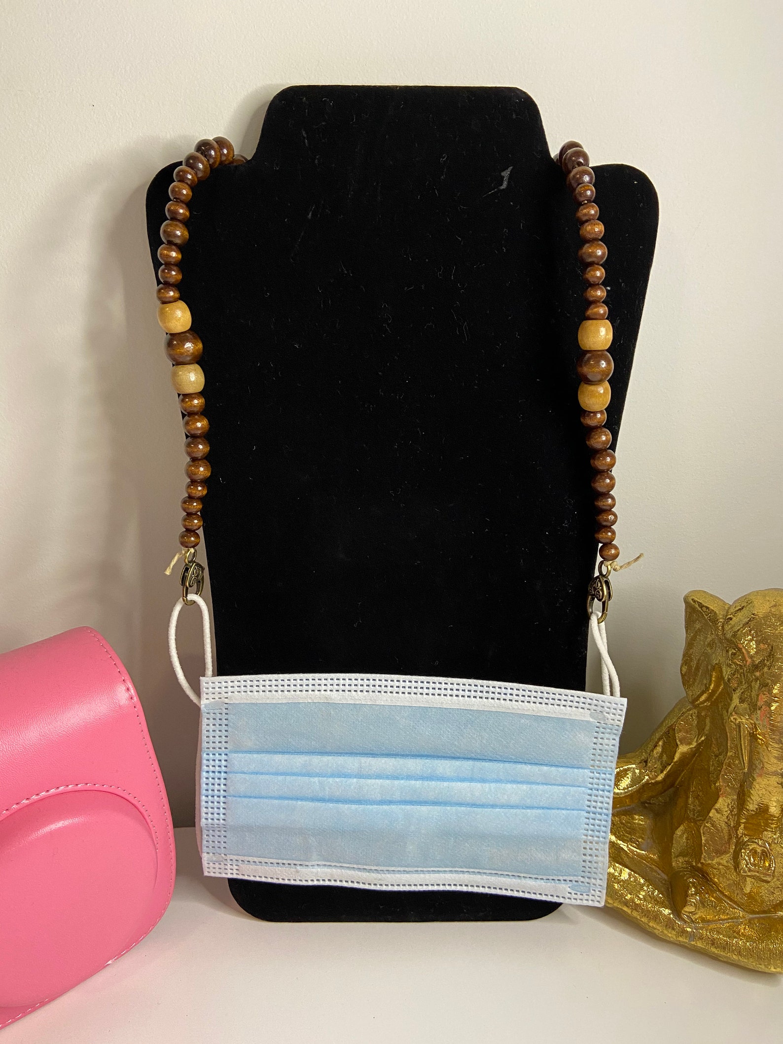 Beaded Mask Holder For Adults Original Mask Holder I made Etsy
