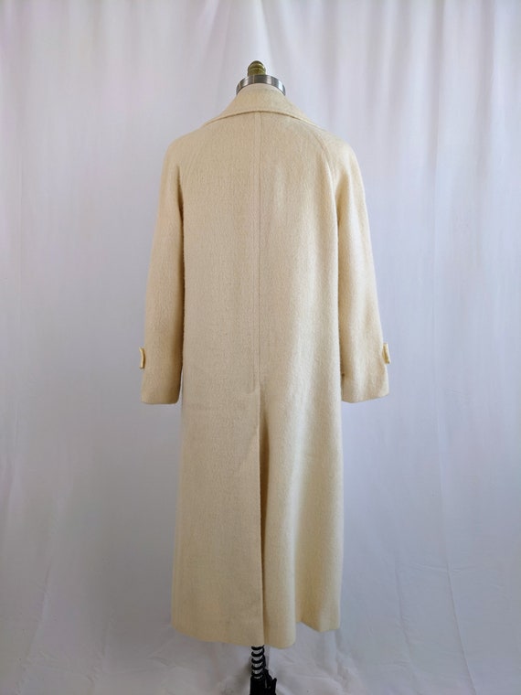 Women's Cream Vintage Evan-Picone Winter Wool Dou… - image 4