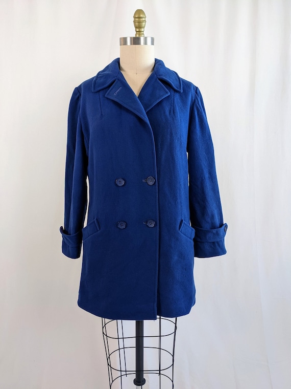 Loring blue wool coat Gem