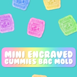 Mini Gummies Tasche Design Silikonform