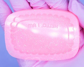 HELLO, I AM _________ Awareness or Name Badge Silicone Mold For Resin Casting