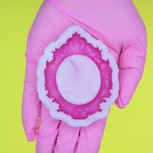 Smaller Version Mirror Shaker Silicone Mold / Fairytale Inspired / Tea Party Inspired Mirror Shaker - Mold for RESIN Casting