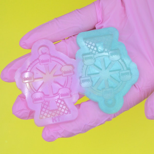 Ferris Wheel Earrings Silicone Mold for Resin Casting / Jewelry Making