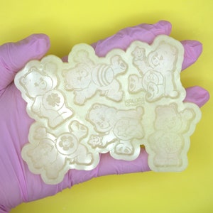 Beary Kind Palette Silicone Mold of 6 Designs