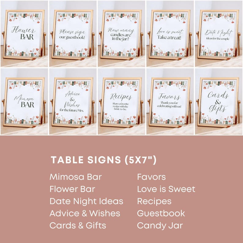 Next Chapter Bridal Shower Theme, New Chapter Bridal Shower Invitation and Games, Book Bridal Shower (0205) image 6