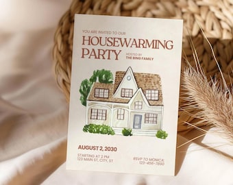 Housewarming Invitation, House Warming Party Invite, New Home Party
