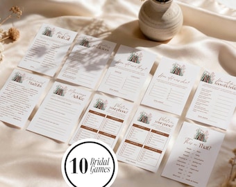 Her Next Chapter Bridal Shower Games, Story Book Bridal Shower Games, New Chapter Bridal Shower Games Bundle (0205)