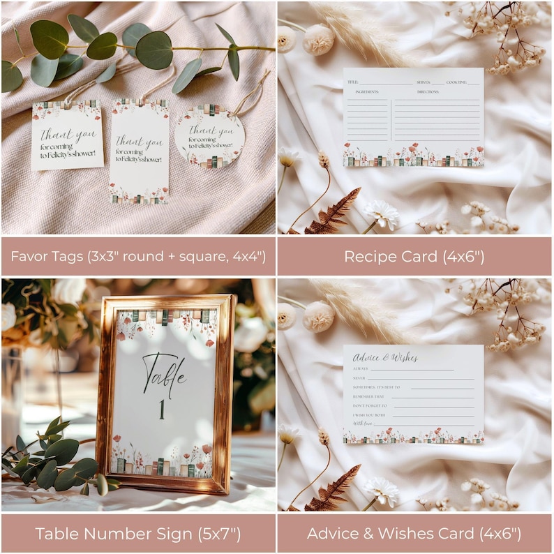 Next Chapter Bridal Shower Theme, New Chapter Bridal Shower Invitation and Games, Book Bridal Shower (0205) image 5
