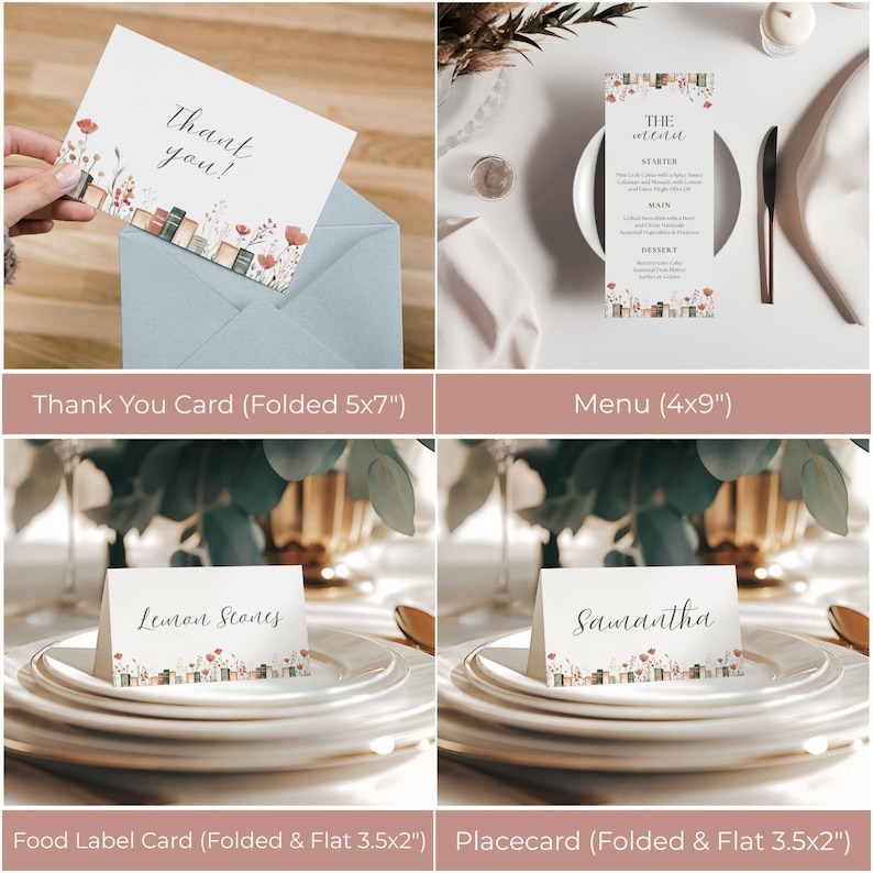 Next Chapter Bridal Shower Theme, New Chapter Bridal Shower Invitation and Games, Book Bridal Shower (0205) image 3