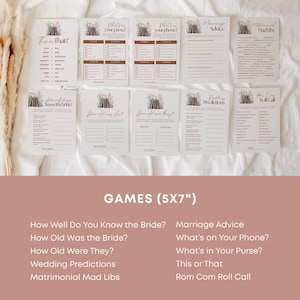 Next Chapter Bridal Shower Theme, New Chapter Bridal Shower Invitation and Games, Book Bridal Shower (0205) image 7
