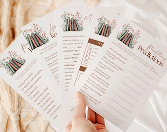Her Next Chapter Bridal Shower Games, Story Book Bridal Shower Games, New Chapter Bridal Shower Games Bundle (0205)