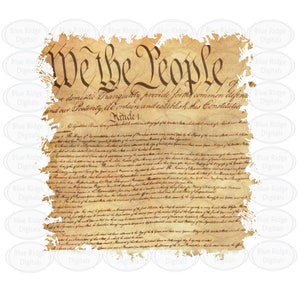 Download We The People Distressed Us Constitution Png Digital Download Etsy