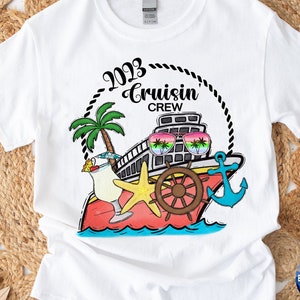 Cruise Vacation Png, 2023 Cruisin' Crew, Sublimation Design, Vacation ...