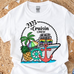 Cruise Vacation 2023 PNG Cruisin' Crew Sublimation - Etsy