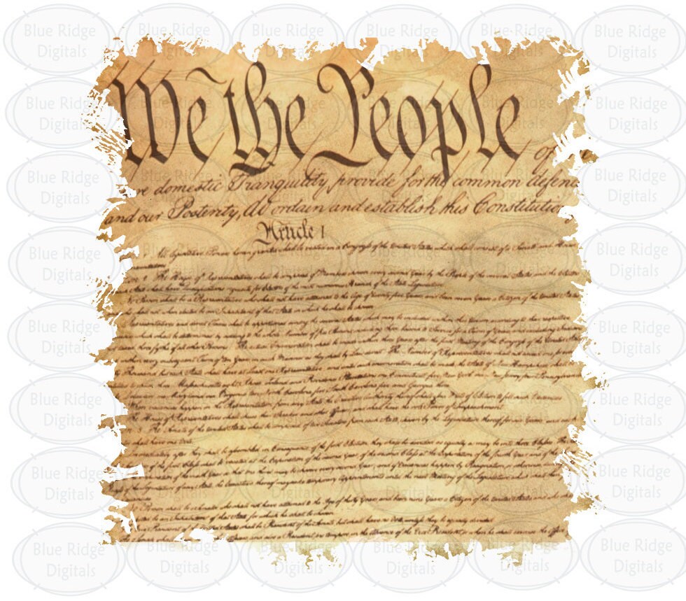 Download We The People Distressed Us Constitution Png Digital Download Etsy