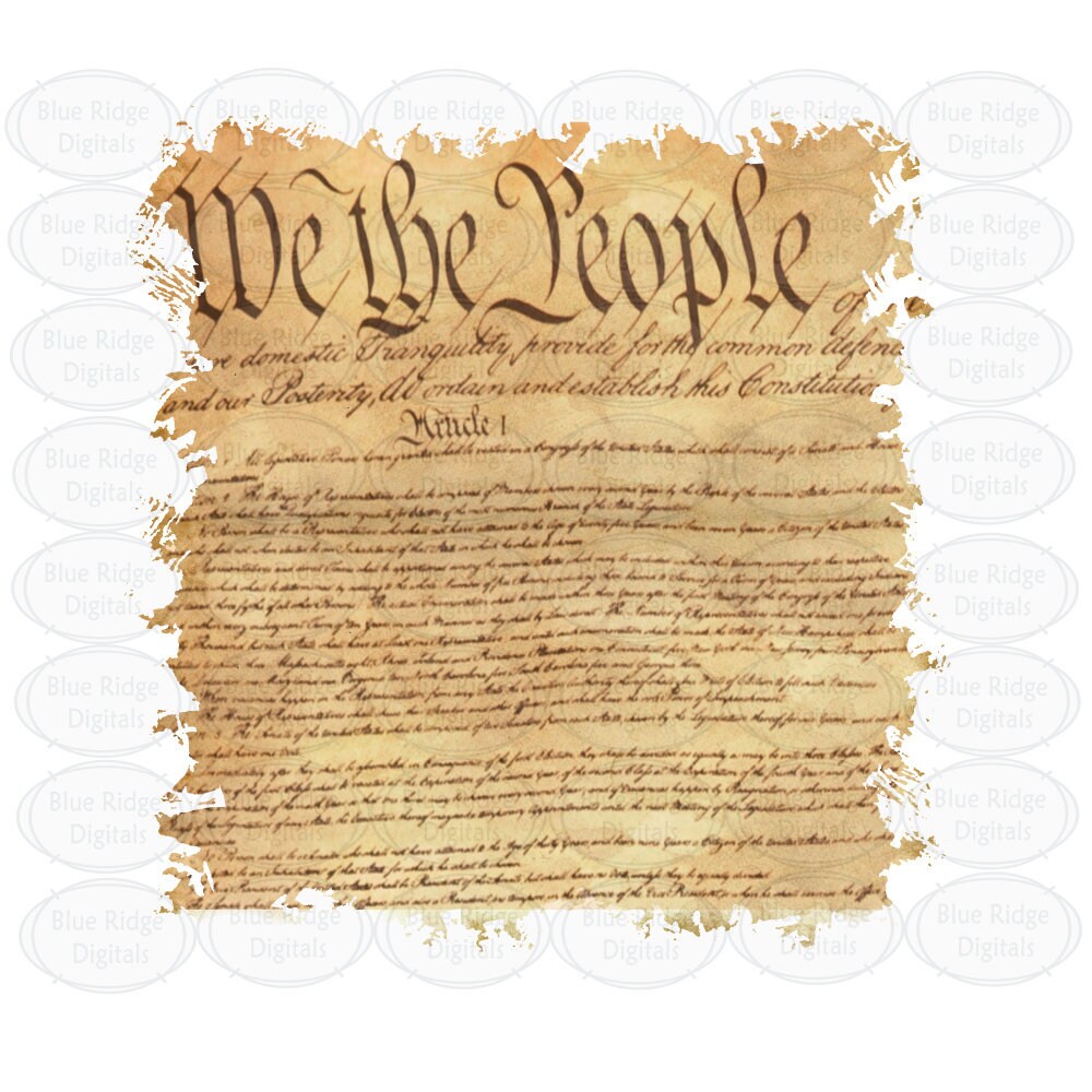 Download We The People Png Digital Download Distressed Us Constitution Etsy