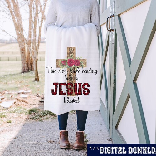 Bible Reading Blanket Digital Clipart Instant Download Etsy