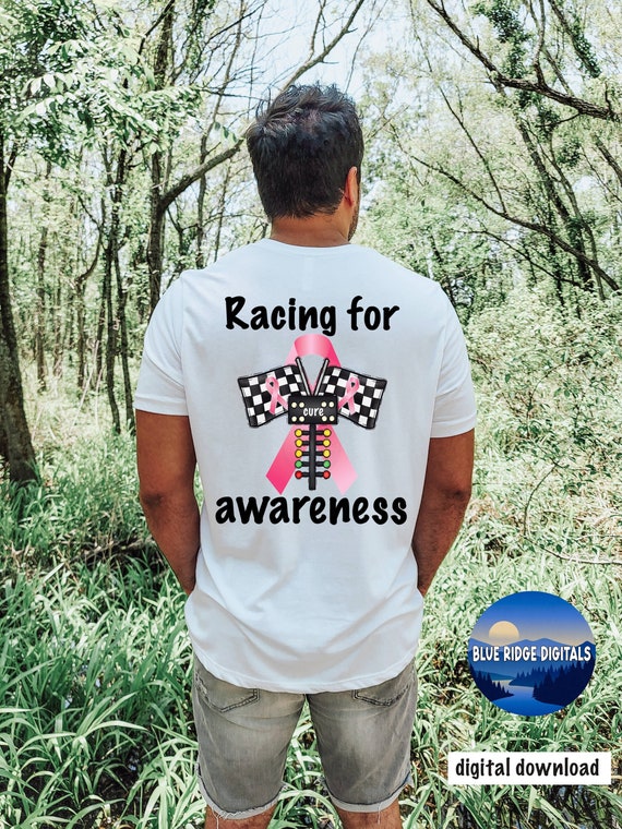 Drag Racing Breast Cancer Awareness Png Sublimation Design Racing.