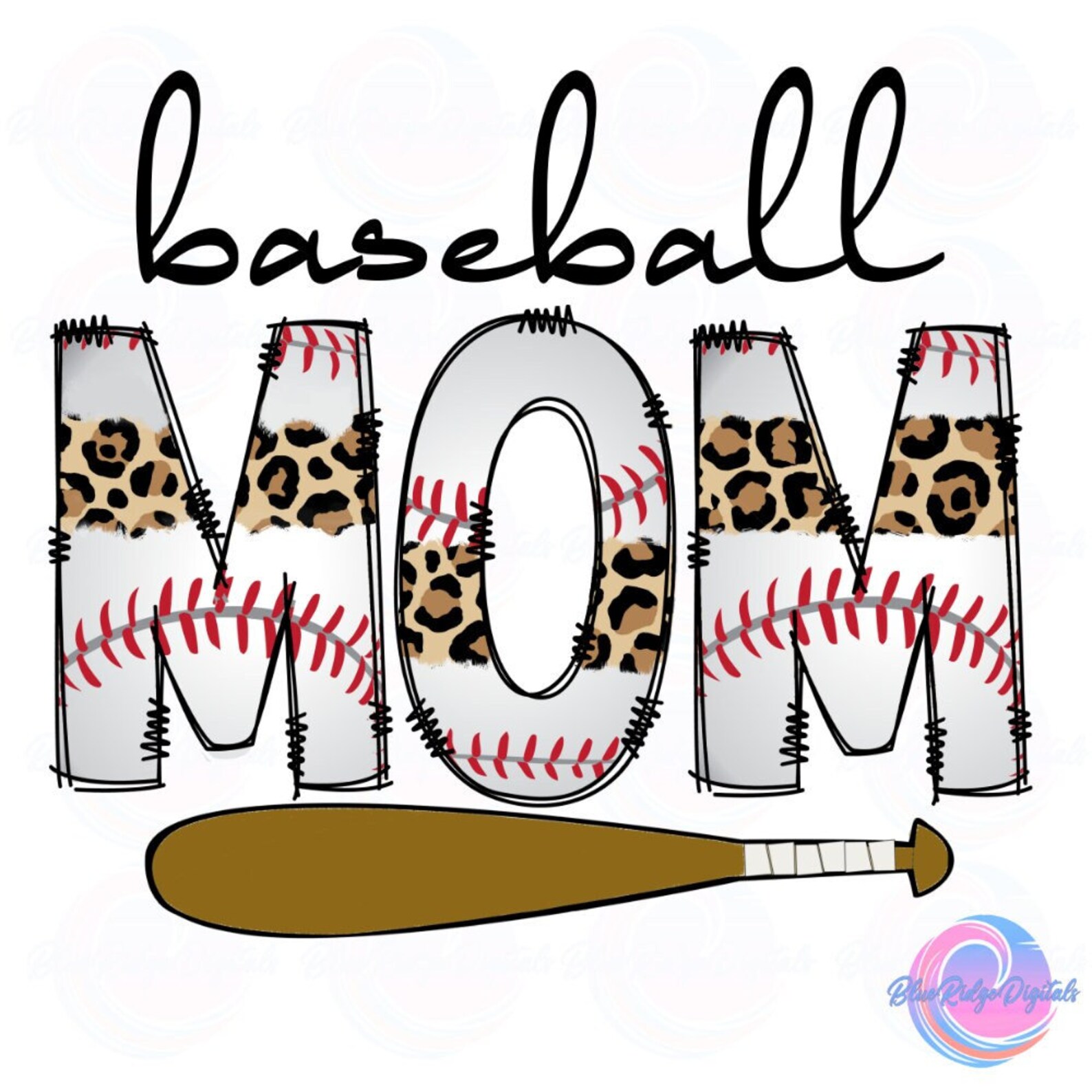 Leopard Baseball Mom Png Sublimation Design Sports Mom Shirt Etsy