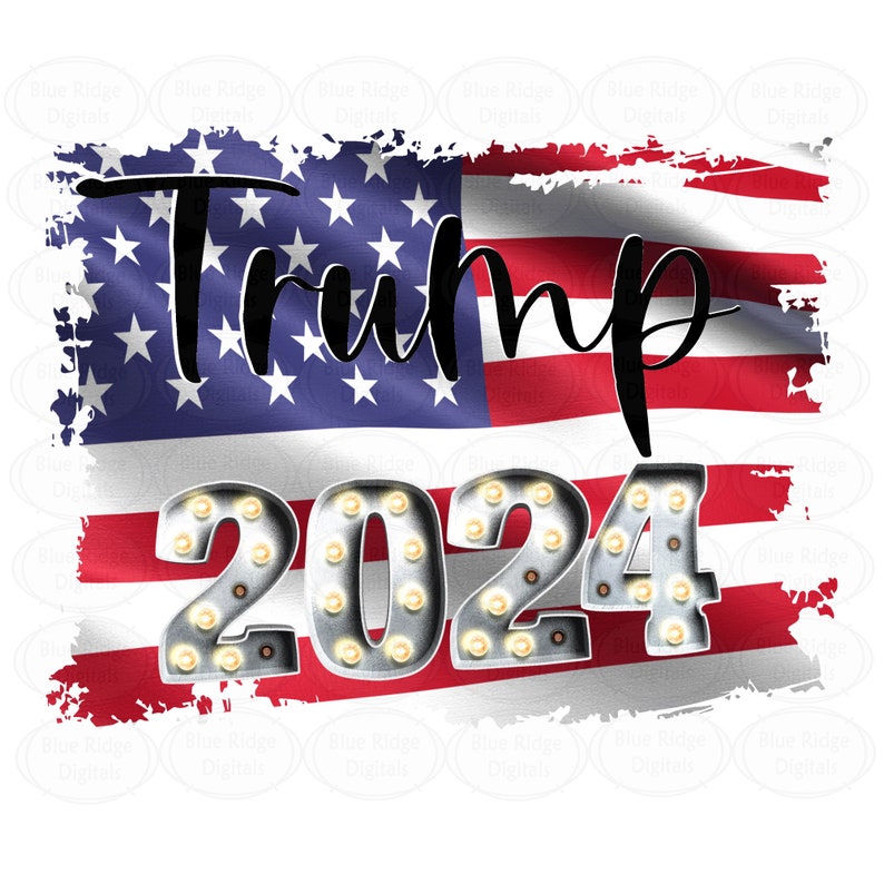 Trump 2024 Png MAGA Sublimation Designs 2024 Presidential Etsy