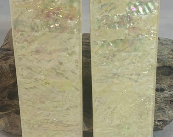 Mother of Pearl Natural Knife Scales 1/8&quot;(Pair)