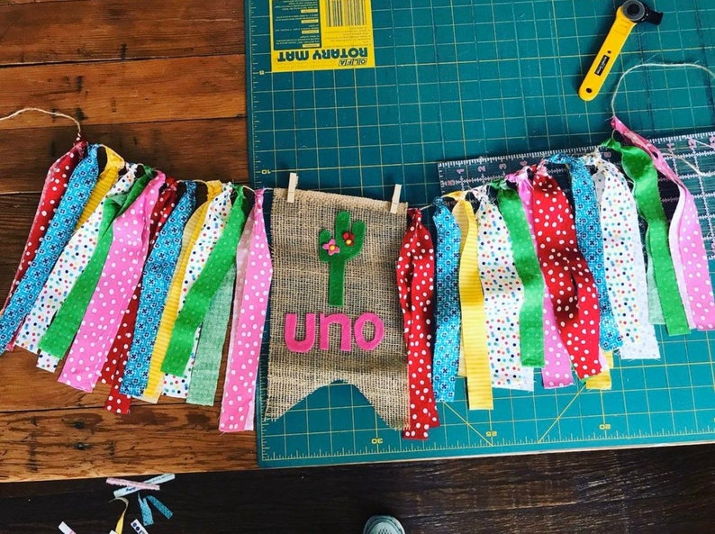 First Birthday banner Mexican First Fiesta Girl UNO Fiesta party Mexican Birthday Banner Fiesta High Chair Banner