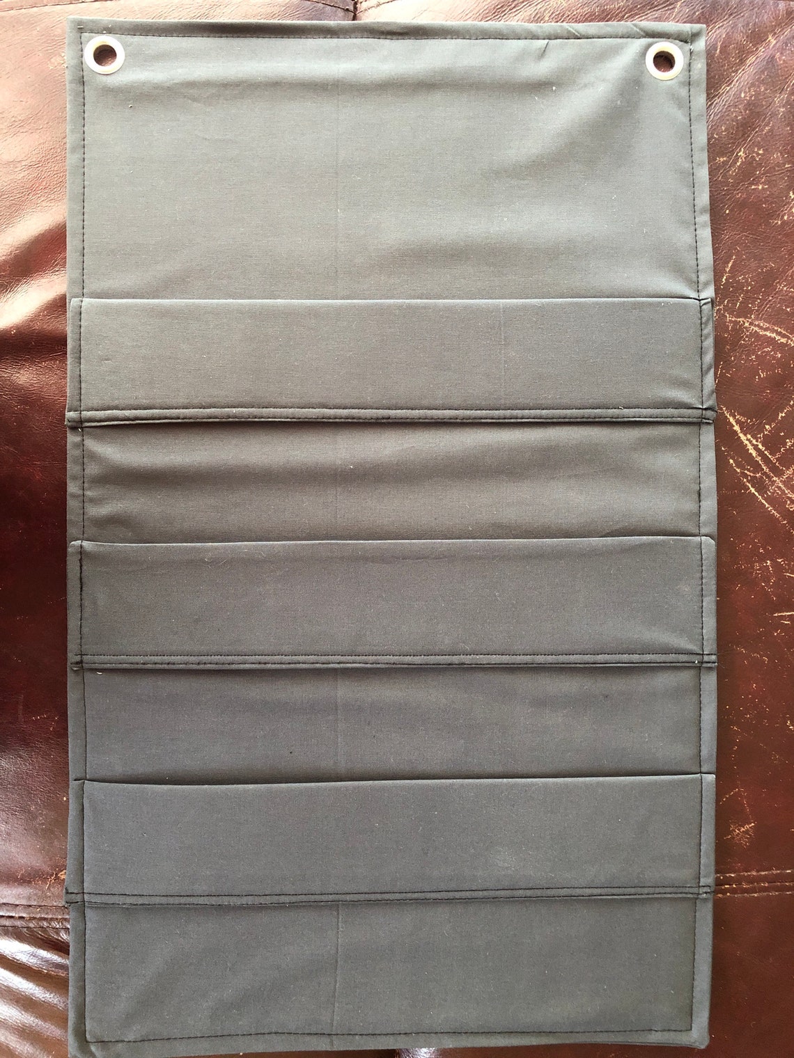 Hanging Cotton Fabric Pot Lid Organizer gray Etsy