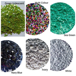 3mm Matt Pailletten Bleifrei PVC frei Matt flache Pailletten lose Pailletten