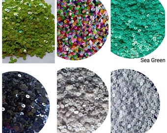 4mm Matte Sequins: Lead & PVC Free Flat Discs