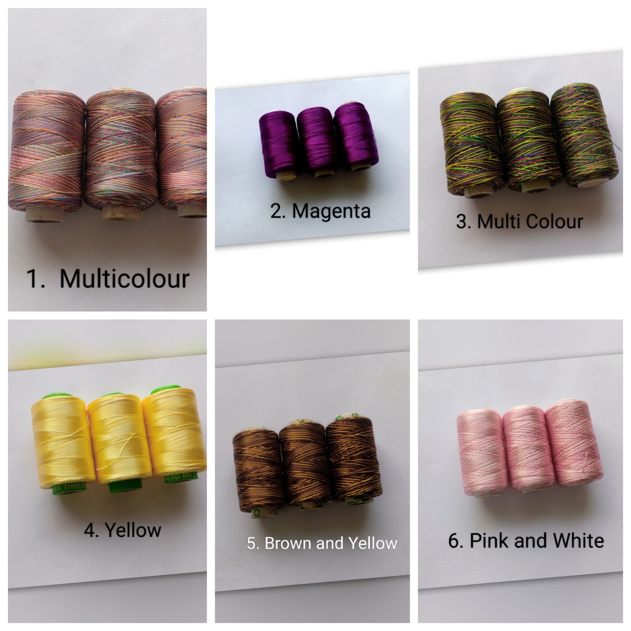 Bright Color Brother Machine Embroidery Bobbin Thread Set - China